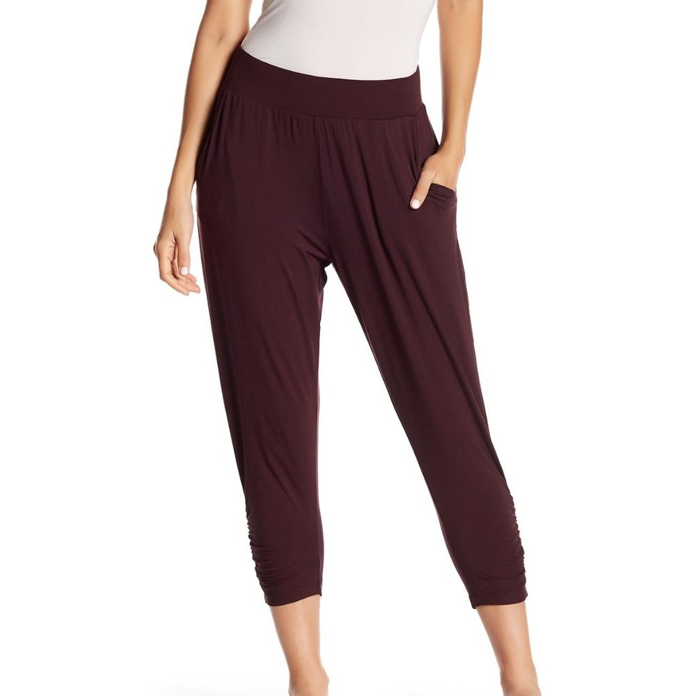 UGG PRISCILLA AUBERGINE LOUNGE WORKOUT PANTS XS